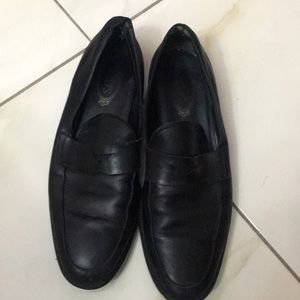 Tod’s Black Leather Men’s Penny Loafers Shoes Sz10